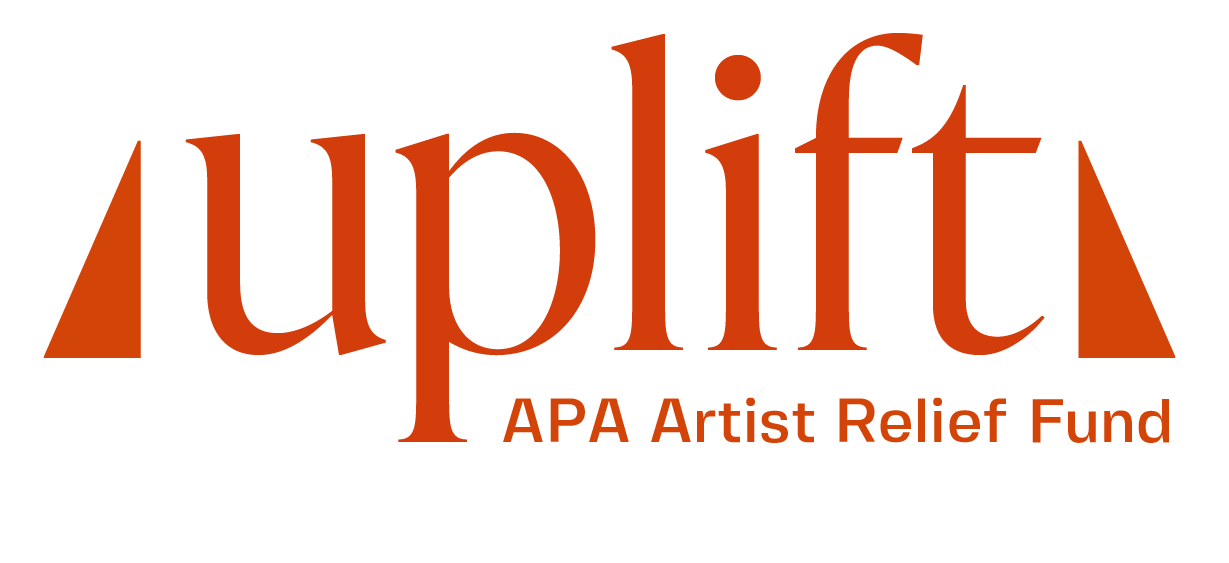 Wordmark of the word 'uplift' in all lowercase red serif letters, with triangles on either side.